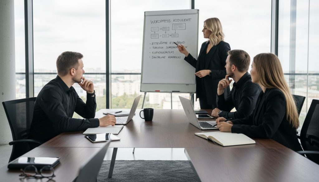 WordPressi kodulehe juhend: samm-sammult ettevõtetele